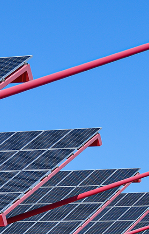 solar panels at Boston Logan