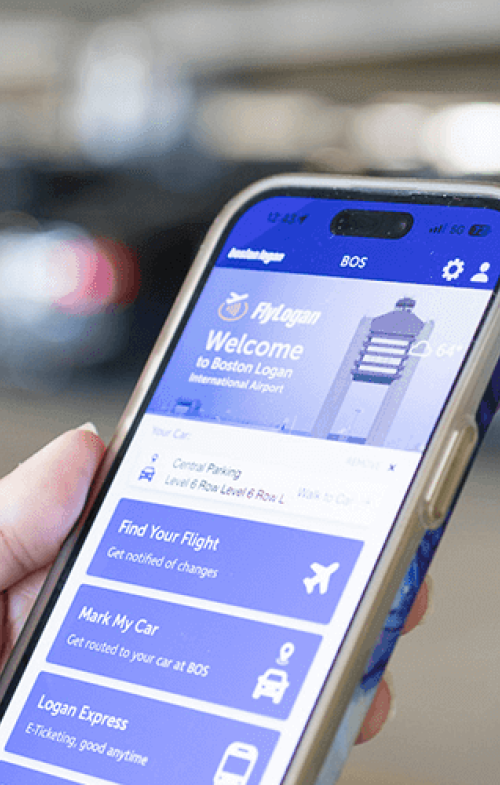 Mark My Car Feature on the FlyLogan App