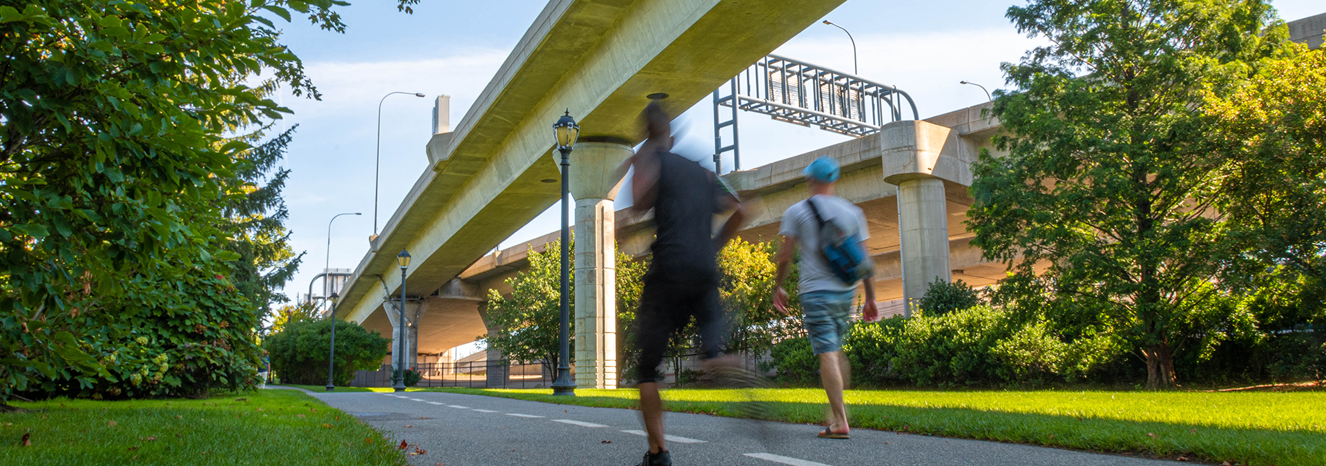 Runner in Massport park