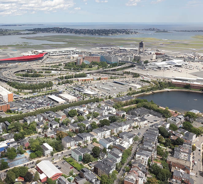 East Boston and Logan Aerial View