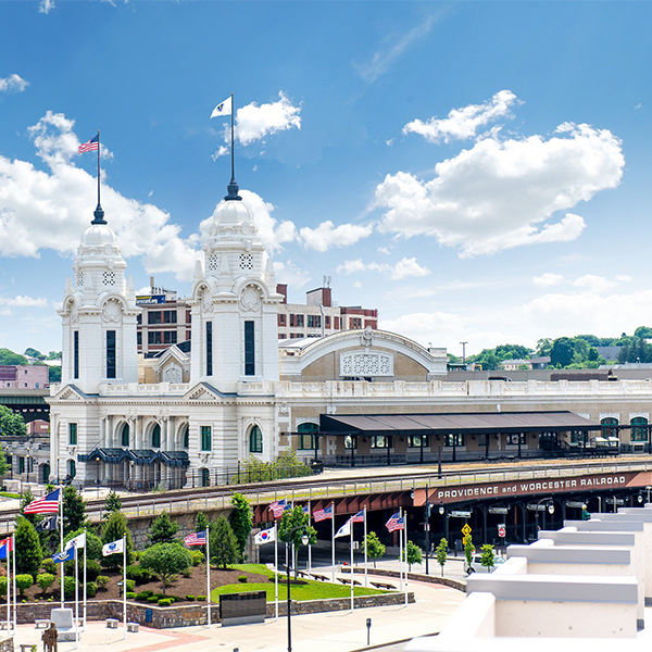 Union station at Worcester