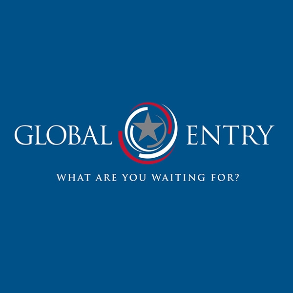 Global Entry logo, tagline "What are you waiting for?"