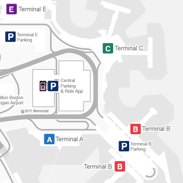 Boston Logan Map