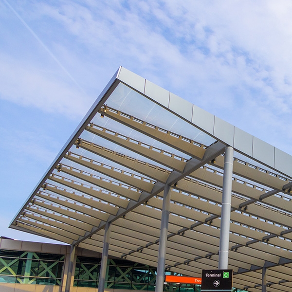 Solar panel canopy