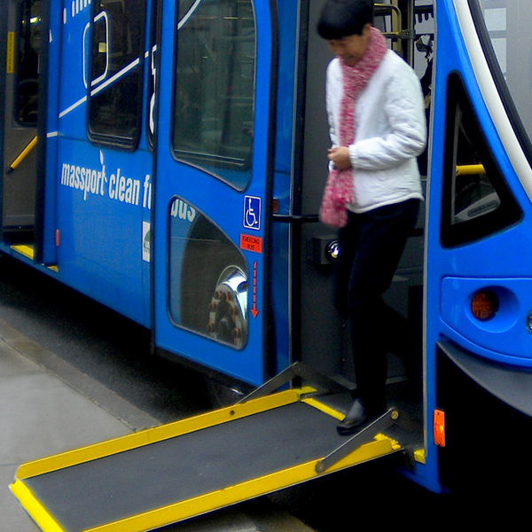 ramp on bus