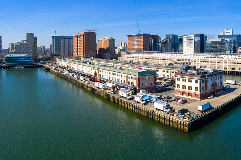 Fish Pier aerial view