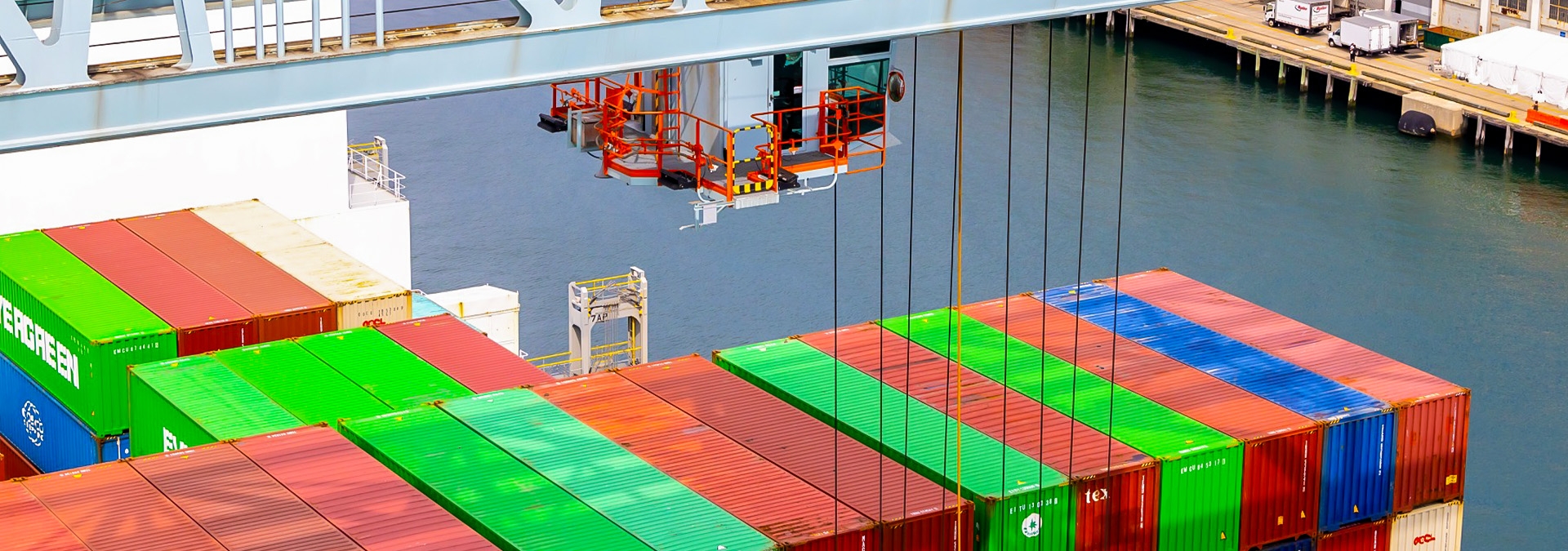 containers at Conley Terminal