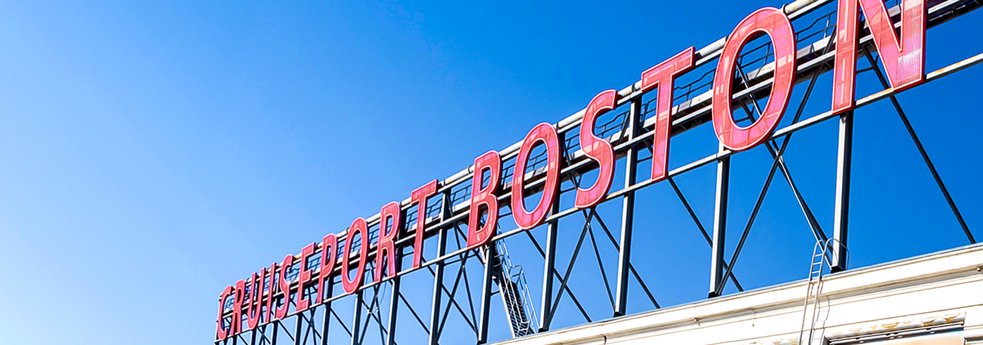 Cruiseport Boston sign