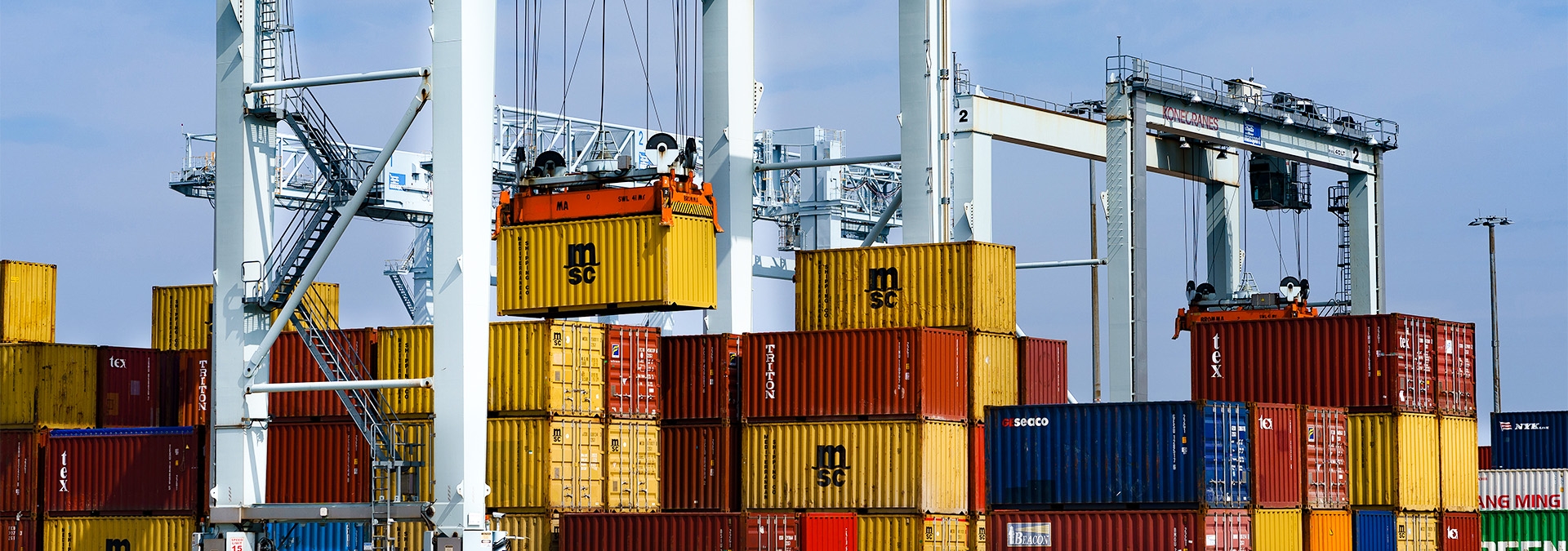 containers at Conley Terminal