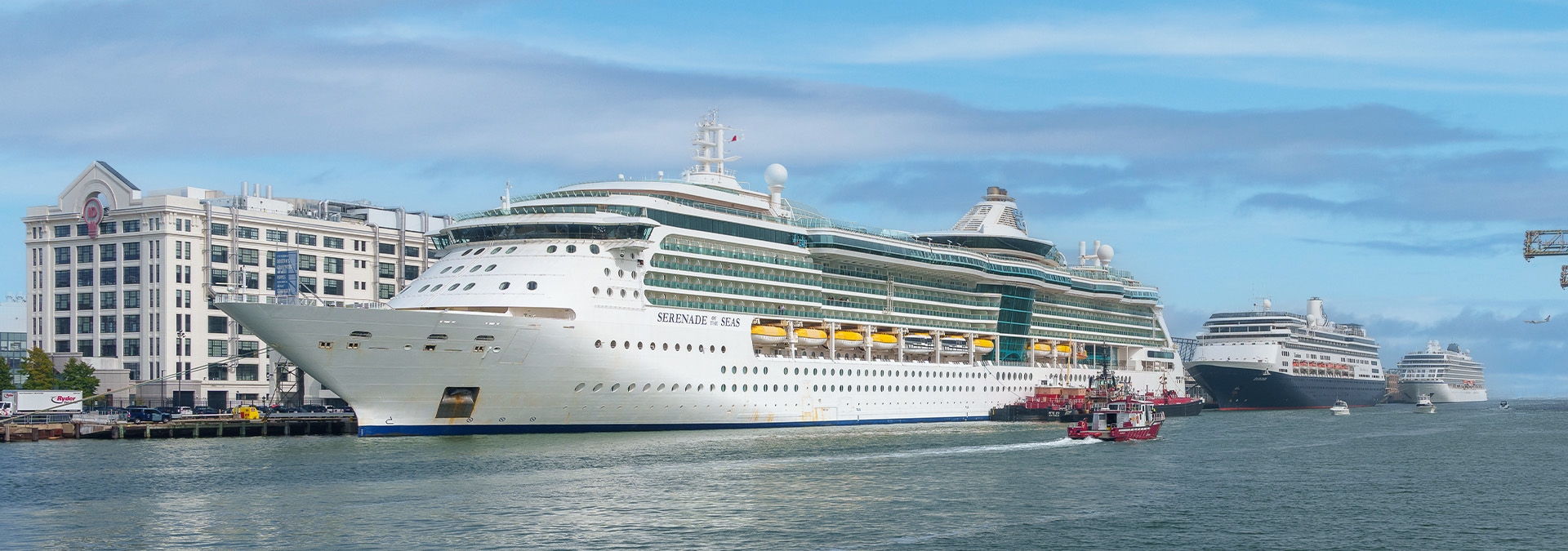 Cruise ships at dock