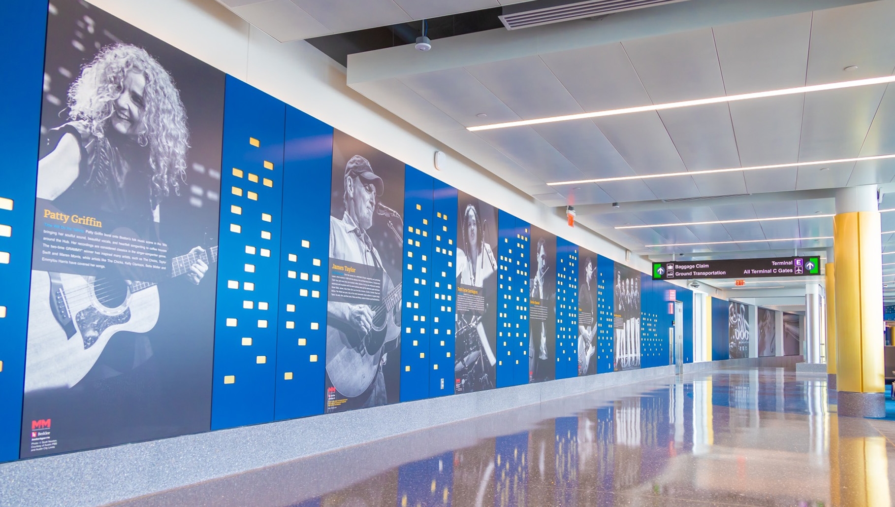 Terminal B to C connector music exhibit