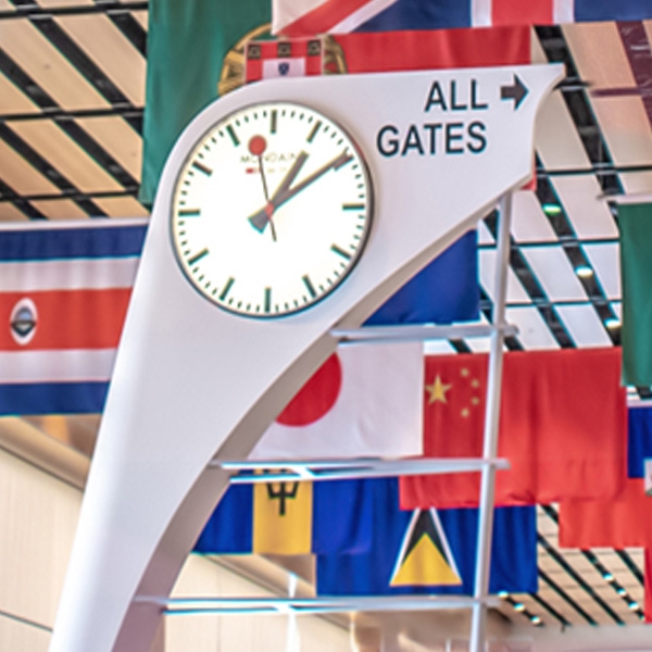 Hall of Flags clock