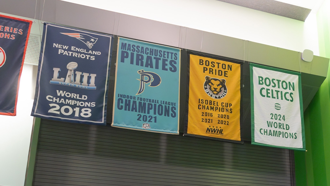 Image of Boston Sports Championship Banners