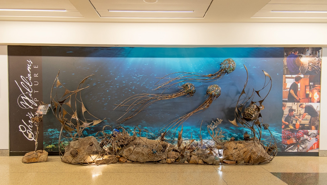 Seascape Exhibit in Terminal B