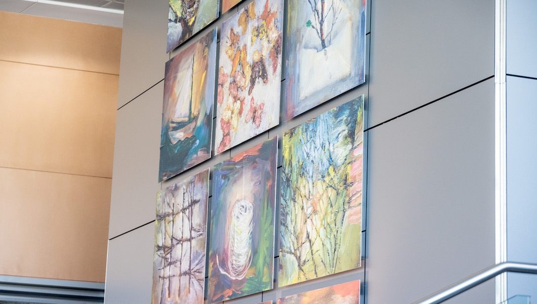 Art Exhibit in Terminal A pre-security