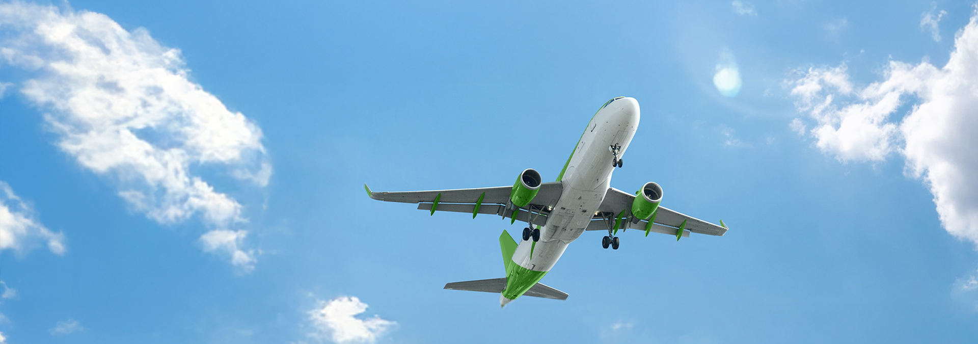 Plane flying overhead