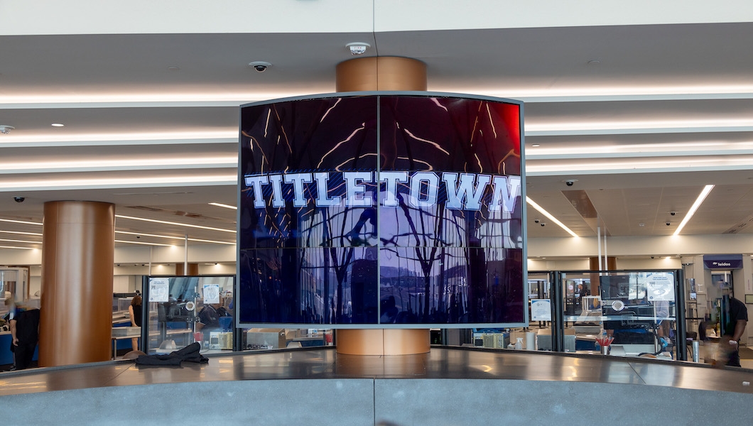 Titletown Exhibit in Terminal B