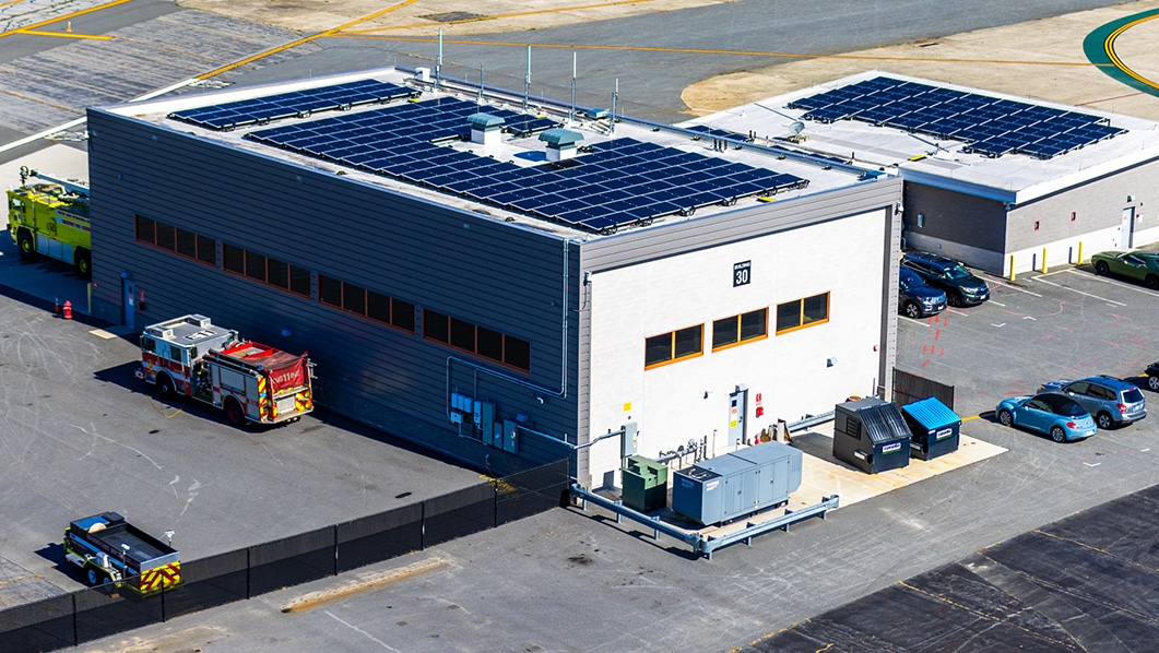 Solar Panels on Building