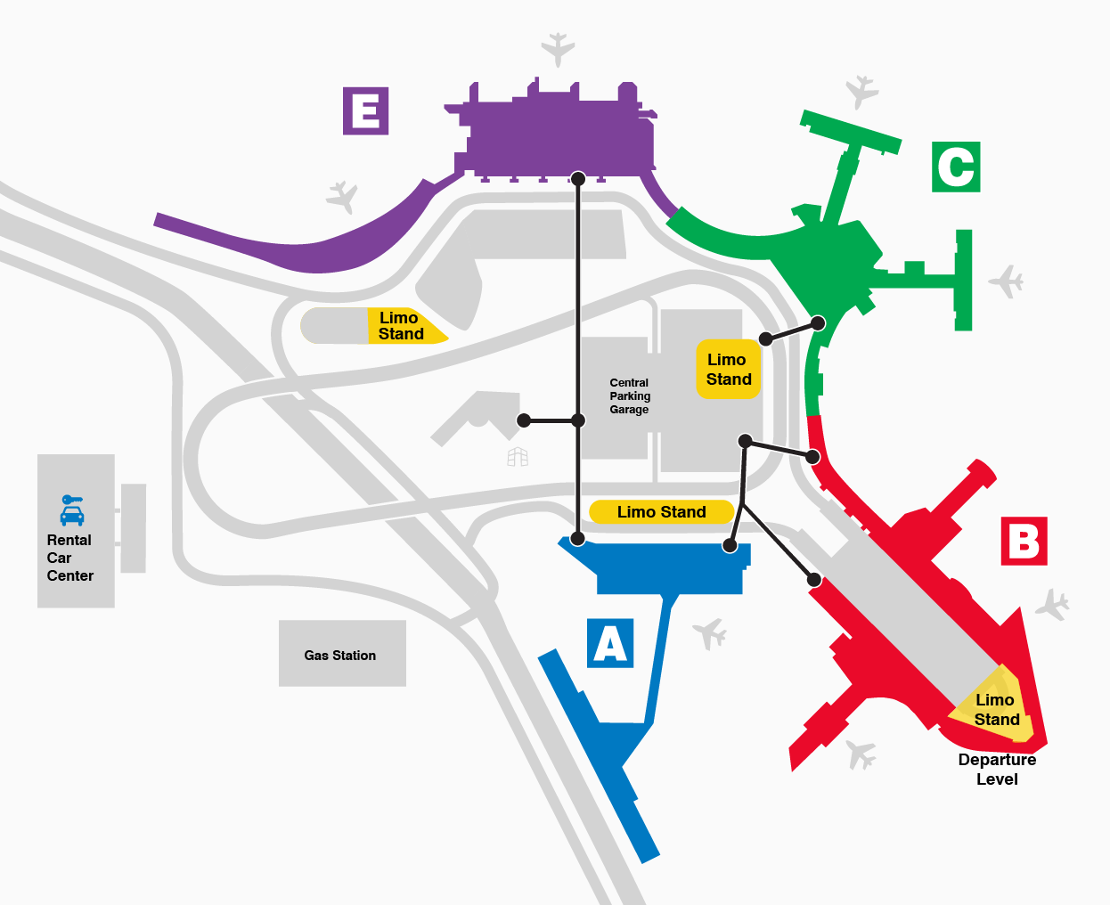 Limo Stand Map