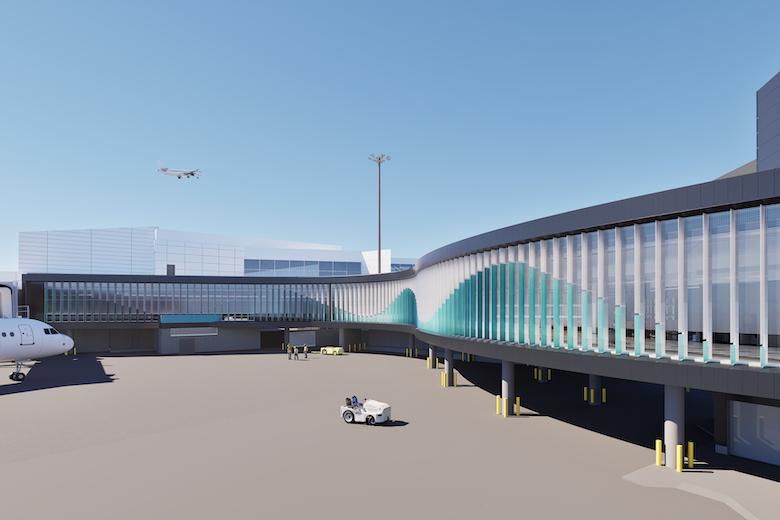Terminal A to B connector rendering