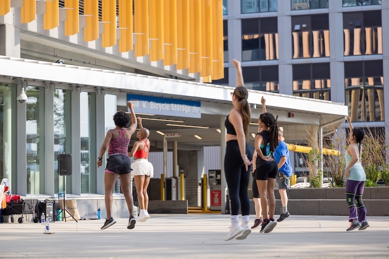 Fitness Class at the SBWFTC