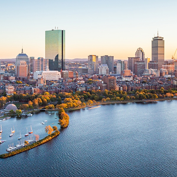 Downtown Boston and the Charles River