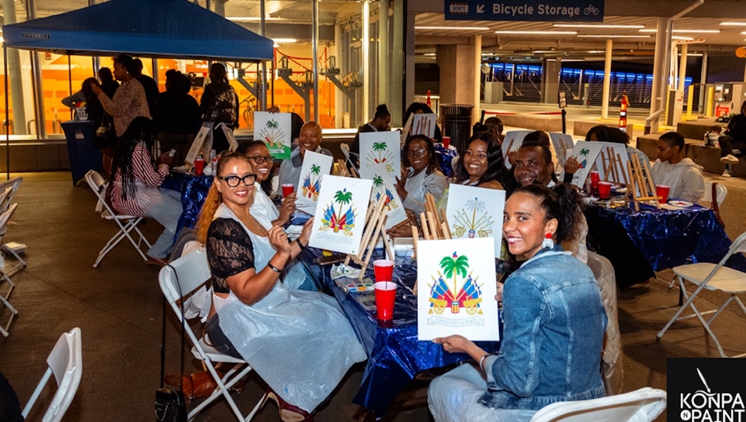 Painting event in South Boston Waterfront