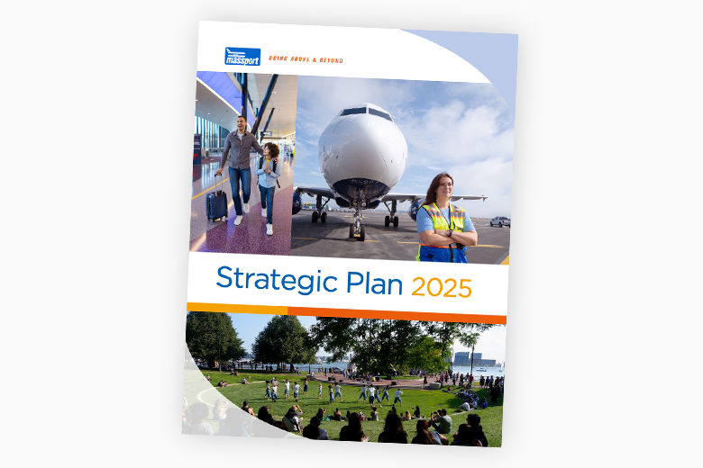 Image of the cover of the Massport 2025 Strategic Plan