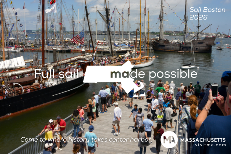 Sail Boston Event viewing dock