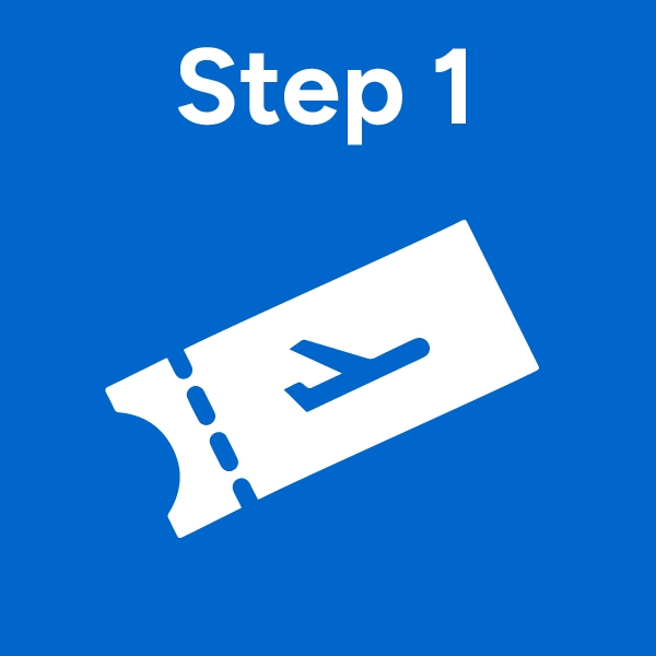 Step 1 ticket icon