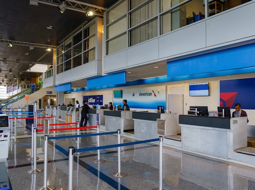 ORH Check-in desks