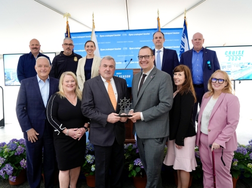 Massport and local leaders celebrate the start of the 2024 Cruise Season