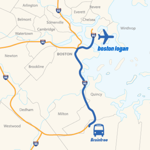 LEX Braintree Route