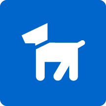 pet relief area icon