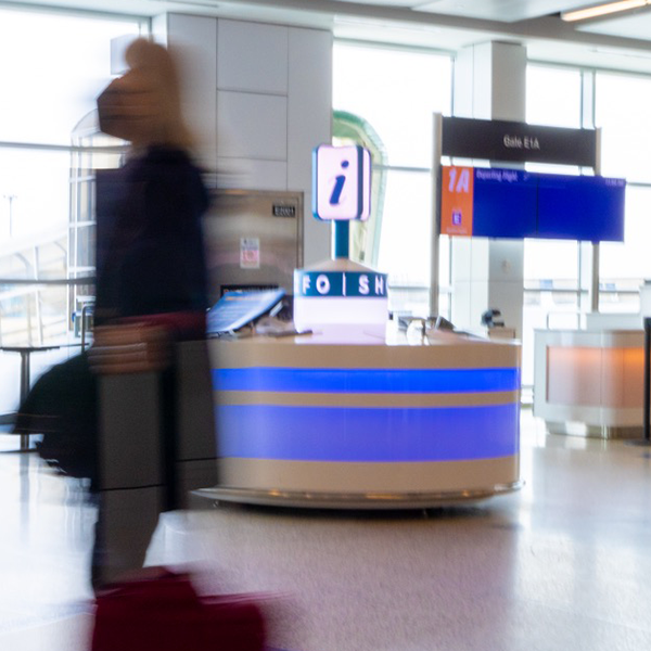 info booth at Logan